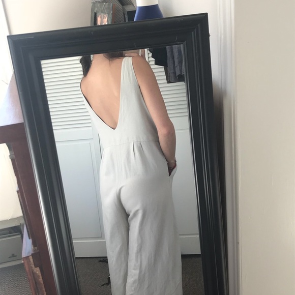 SOLD First Rite SS16 Crop Pantsuit Neutral - Picture 4 of 4